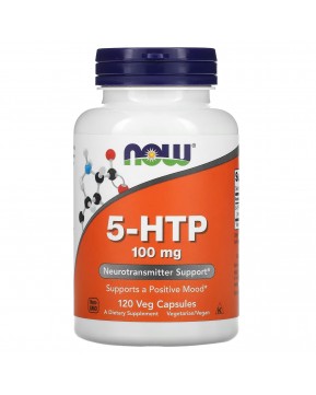 NOW Foods, 5-гидрокситриптофан, 100 мг, 120 вегетарианских капсул NOW Foods, 5-гидрокситриптофан, 100 мг, 120 вегетарианских капсул
